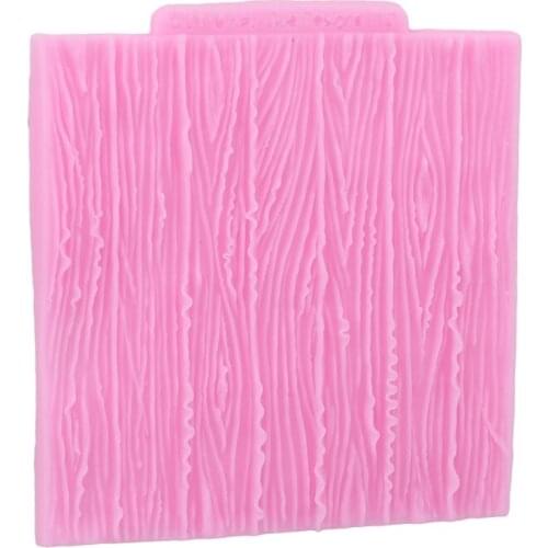 1Pc Bark Texture Wood Grain Pad Fudge Silicone Mold Cake Decoration Sugar Mold Baking Chocolate Mold