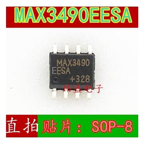 10pcs MAX3490 MAX3490EESA MAX3490ECSA SOP-8