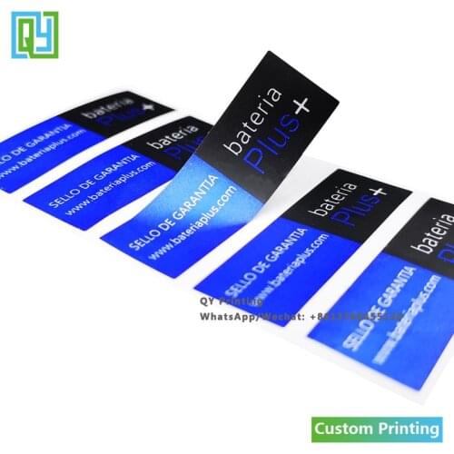 1000pcs 15x45mm Free Shipping Custom Security Label Sticker Box Security Seal Void Open Safty Sticker