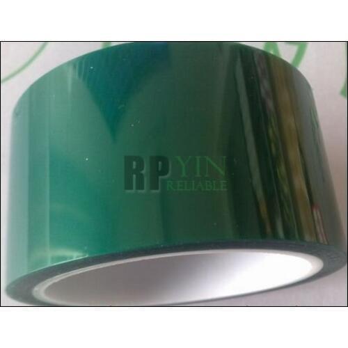 1x 200mm*33 meters*0.06mm High Temperature Adhesive PET Green Tape Sticky for PCB Plating Protective, Coating