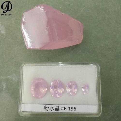 200G/LOT Quartz Crystal E196 Pink Nanosital Rough For Fashion Jewelry Making