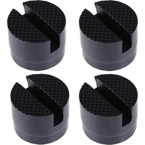 4 PCS Universal Adapter Jack Notched Frame Lift Rubber Pad Rail Floor Bracket Holder Auto Repair Related Tools Car Accessories