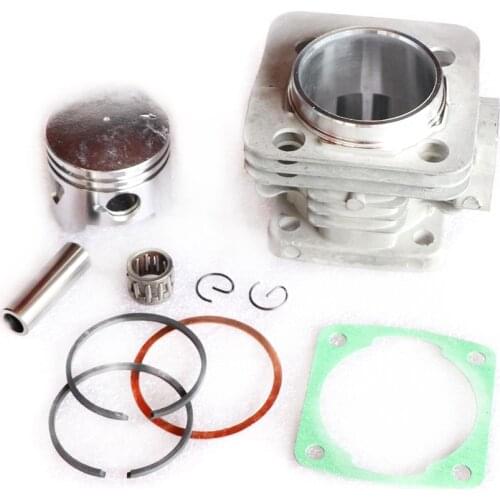 44-6 44mm Cylinder Head + 12mm Piston Pin Bearing Rings Kit For 49cc 2 Stroke Engine Chinese Kids Mini Quad ATV Pocket Dirt Bike