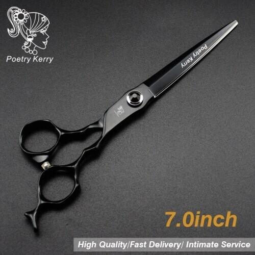 7.0 inch poem Kerry "Professional pet grooming kit, straight dog scissors hair care & styling
