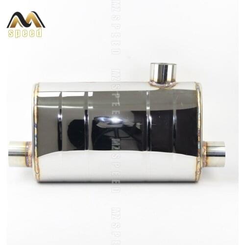 Stainless steel automobile exhaust pipe 51mm 63mm 70mm 76mm Universal muffler modified mesh muffler low sound exhaust pipe