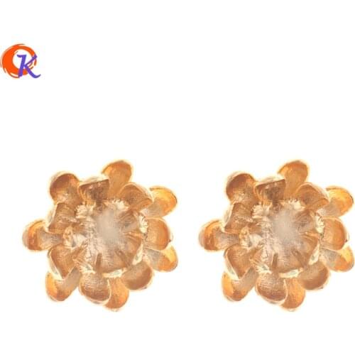 Cordial Design 30Pcs 18*18MM Jewelry Accessories/Charms Earrings/Genuine Gold Plating/DIY Making/Hand Made/Earring Findings