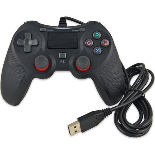 For PS4 Controller 2.2M Wired Gamepad for Playstation 4 Dualshock 4 Joystick Gamepads Multiple Vibration 6 Axies for PS4 for PC
