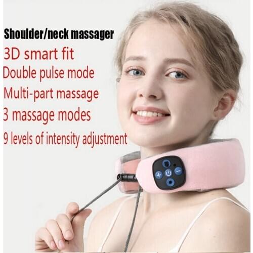 Electric Wireless Neck Massager Pillow U Shape Multifunctional Portable Shoulder Massager Home Car Travel Relax Massager