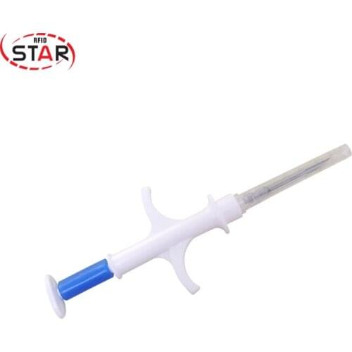 HF 13.56Mhz NFC Glass Chip Syringe kit x 20 Rfid Injector with Ntag216 microchip 2.12*12mm