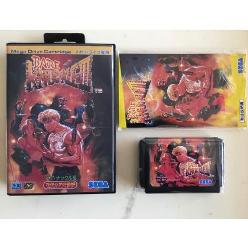 MD Game : Bare knuckle 3 ( Japan Version!! box+manual+cartridge!! )