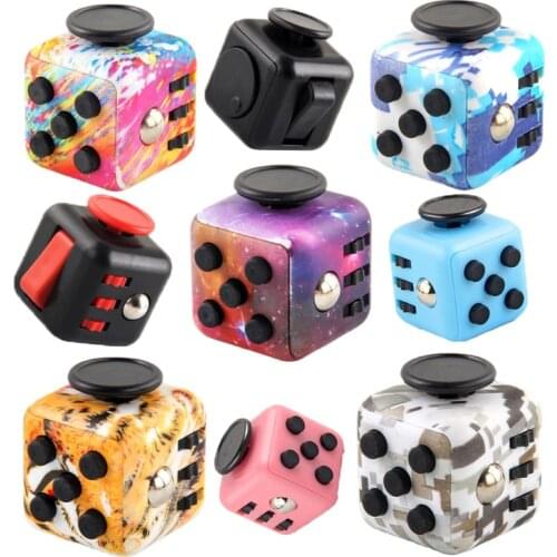 Stress Relief Dice Fidget Toy Decompression Dice Antistress Toys Fidgets Anti-stress Kids Anti Stress Games Toys For Adults 18