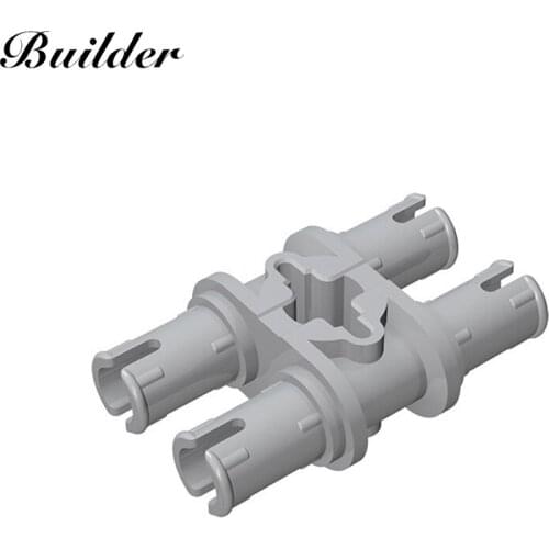 Little Builder 32138 MOC Bricks 2 Bolt with Cross Hole Connector 10pcs Building Blocks DIY Puzzle Assembles Toys for Children