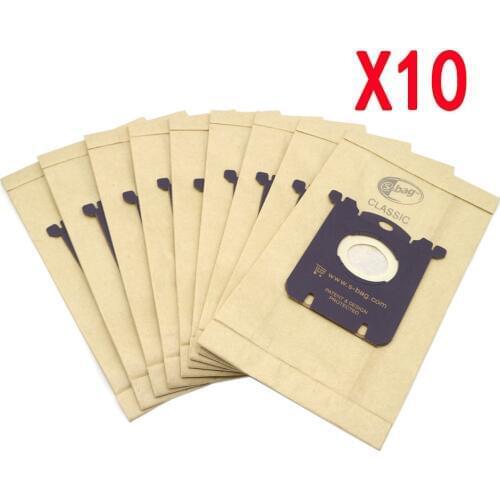 10 pcs/lot dust bag for Electrolux E201B for Philips FC8021 Dust S-bag GR201 AEG Bags s-bag FC9000 FC9049 HR8500 HR8350 FC9150