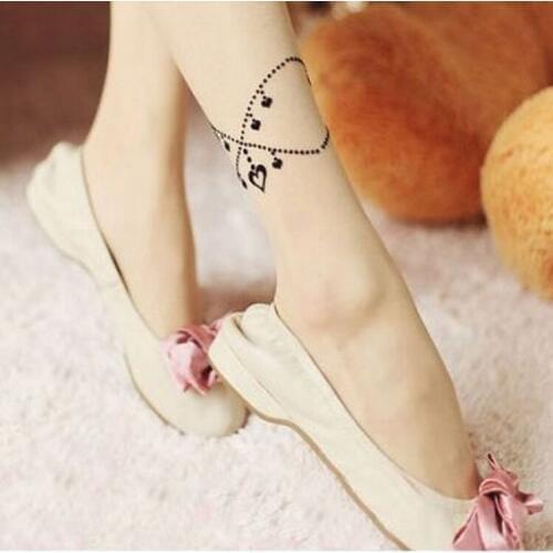 Fashion Womens Tight Beauty Cute Bas Sexy Stocking Tease Panty hose Womens Tattoo velvet Candy Pantyhose Girl Stockings