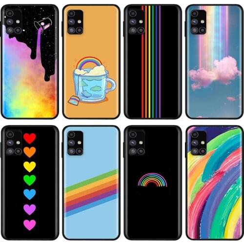 Fashion Rainbow Art For Samsung Note 20 10 8 9 M02 M31 S M60S M40 M30 M21 M20 M10S F62 M01 Ultra Pro Plus Phone Case