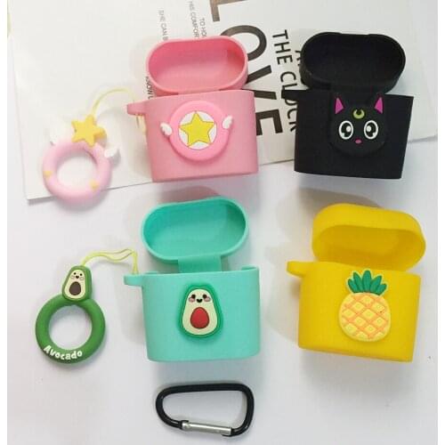 Cartoon case For Xiaomi AirDots Pro 2 / 2S Wireless Bluetooth earphone Protective Case For Xiaomi MI Air 2s Silicone Cover