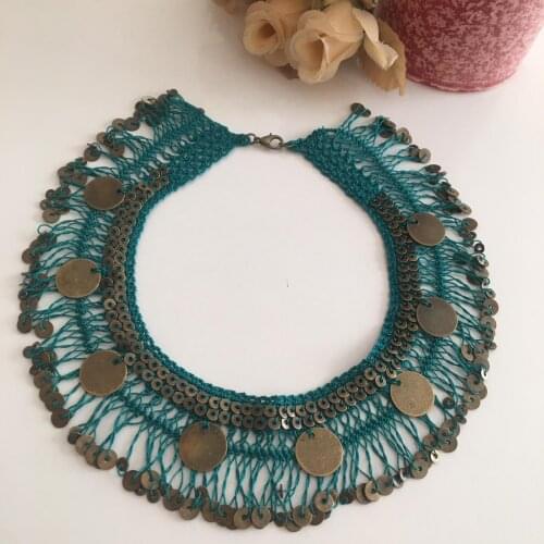 Goodtime Sequin Necklace Women Handmade Jewelry