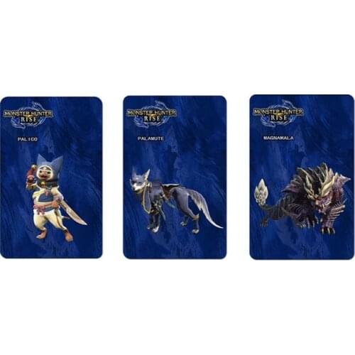 Switch Monster Hunter Rise amxxbo Card Resent Tiger Dragon Ailu Cat NS Game Reward Card NFC cards NTAG215