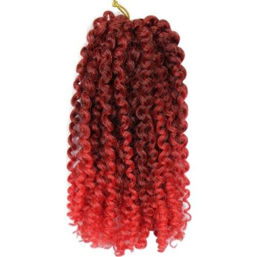 Prettyplus Marly Bob 8" Ombre Synthetic Crochet Hair Blonde Freetress Heat Restistance Braiding Afro Kinky Curly Hair Extension