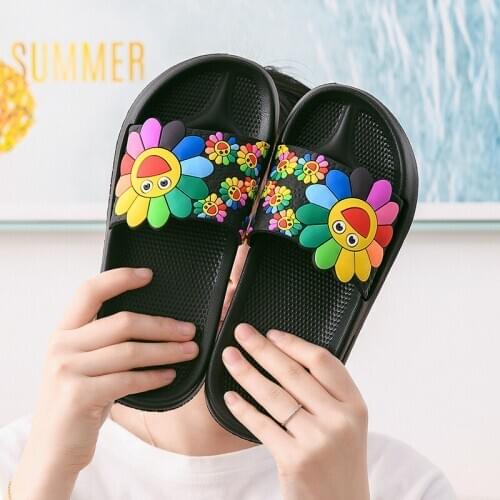 Women Summer Slippers Cute flower Flat Flip Flops Ladies Soft Slides Shoes Female Print Floral Beach Casual Sandals TX201