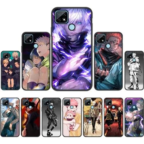 Anime Jujutsu Kaisen Case For OPPO Realme C21 C25 C17 C15 C15 C11 Cases Soft Silicone Coque For Realme 6i 7i 6 6S 7 8 Pro V13