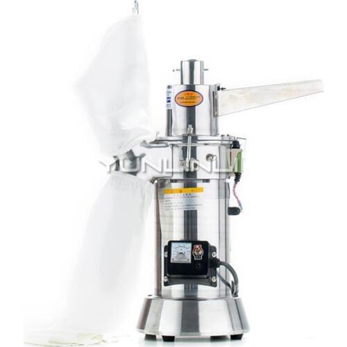 Continuous Crushing Machine Commercial Chinese Medicinal Materials Grinder 3000W Stainless Steel Grinding Machine DLF-25