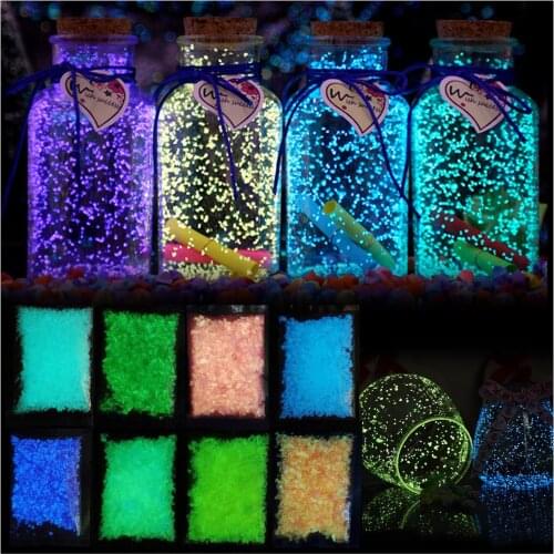 Luminous Sand Stones Glow Aquarium Fish Tank Decoration Sand Home Fish Box Decoration Glowing Sand Субстрат Для Аквариума