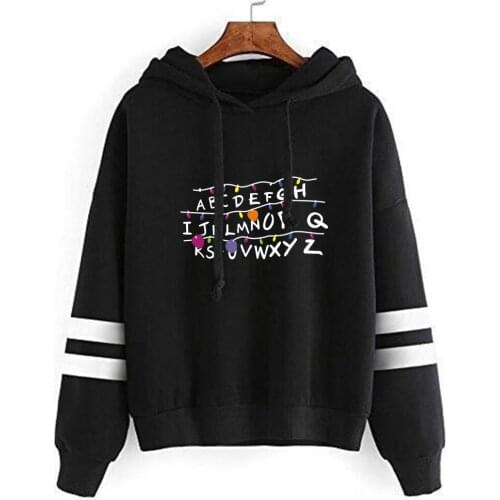 Stranger Things Fashion Print Hoodies Outwear Sweatshirt Casual Unisex Soft Streetwear Hot sale Clothes