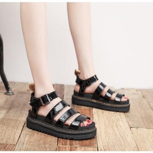 Genuine Leather Mary Janes Shoes Woman 2021 New Black Red White Cow Leather High Quality Flats Shoes Leather Shoes For Ladies