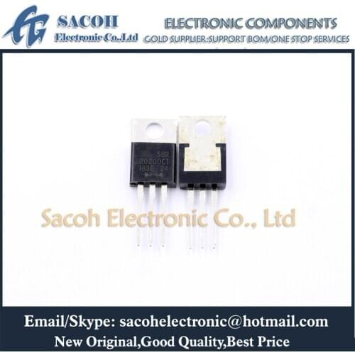 Free Shipping 10Pcs SBR20200CT MBR20200CT SBR20200CTFP SBR20200F SBR20100CT SBR20150CT SBR20300CT Schottky Barrier Rectifier