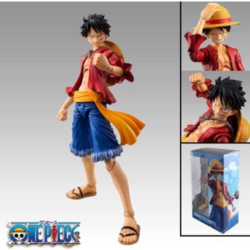 18cm BJD Joints Moveable Luffy PVC Action Figure Collection Model Toys