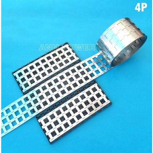18650 li-ion battery 4P pure nickel belt Electric motorcycle and EV battery busbar connect the nickel tape Cell spacing 20.2mm