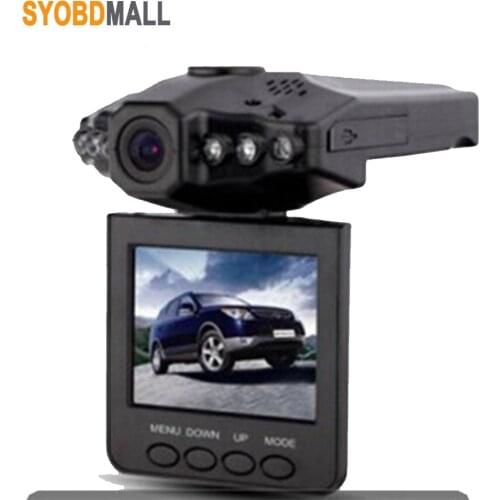 2.4-inch HD TFT Display Driving Recorder 6 Lights Airplane Head Anti-shake Dashcam Driving Wide-angle Night Vision Car DVR Dash