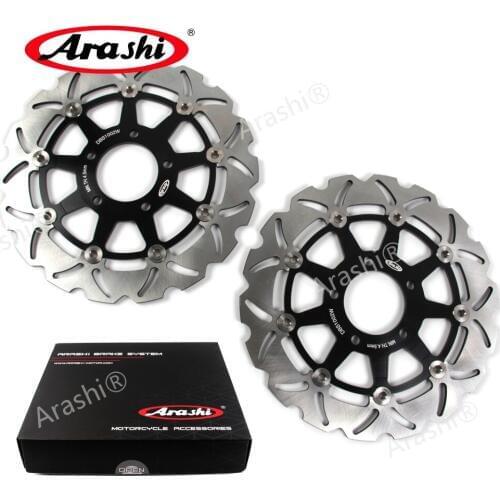 Arashi 2PCS For SUZUKI GSXF 750 2004-2006 CNC Front Brake Disc Brake Rotors 2004 2005 2006 GSX750F GSX F 750 Motorcycle SV650