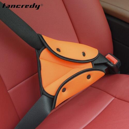 Car Safe Fit Seat Belt Sturdy Adjuster Car Safety Belt Adjust Device Triangle Baby Child Protection Baby Safety Protector Cover