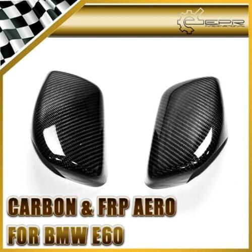 Car Styling For BMW 2004-2009 E60 Carbon Fiber Mirror Cover Coupe Replacement In Stock