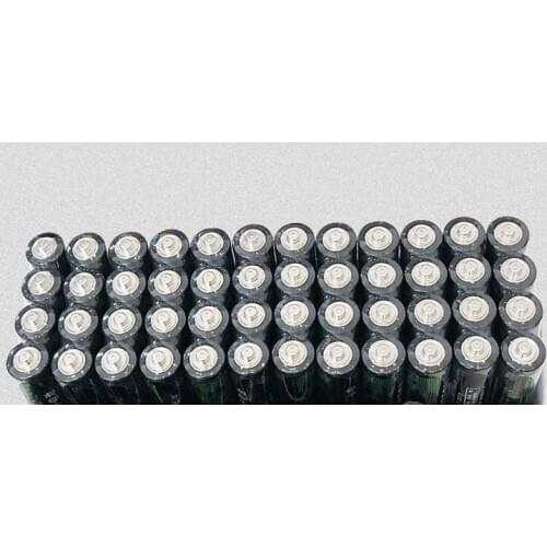 Free shipping 48pcs AAA R03P and 48pcs AA R6P primary battery zinc-manganese battery high quality battery