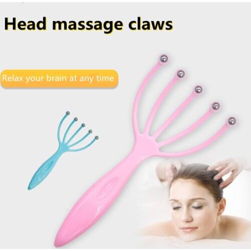 Decompression Artifact Head Massage Claw Head Massager Five Claw Scalp Massager Claw Grasping Head Artifact Press Head
