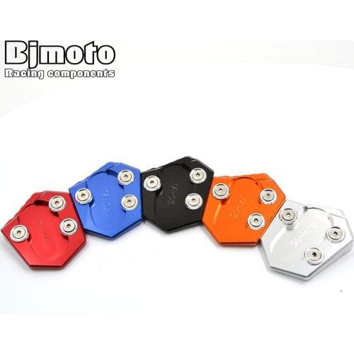 For Yamaha MT09 MT 09 2014-2018 New Motobike CNC Kickstand Side Stand Plate Enlarge FZ09 2014-2018 motorcycle kick stand MT-09