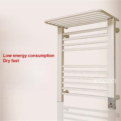 Y-022 Electric Heating Towel Rack Household Bathroom Towel Dryer Space Aluminum Electric Heated Towel Rail 220V 80W (65*55CM)