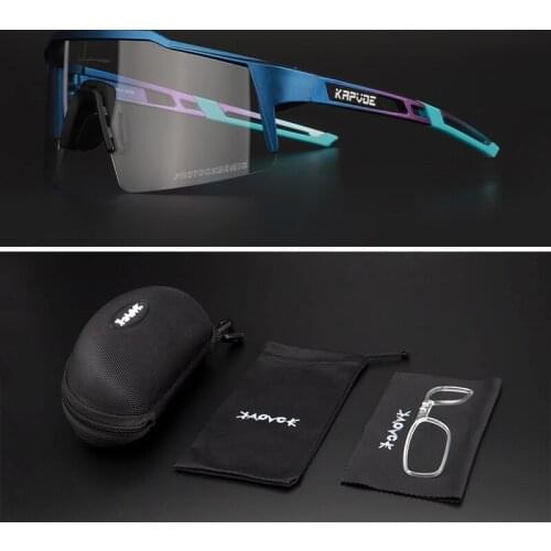 Photochromic Cycling Glasses Men Women Road Bike Riding Sunglasses Bicycle MTB Goggle Mountain Sport Driving Fishing Eyewear