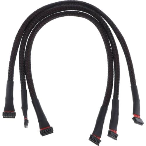 3 Pieces Brushless Motor Sensor Cable for 1:10 RC Car Buggy Truck Toy Parts