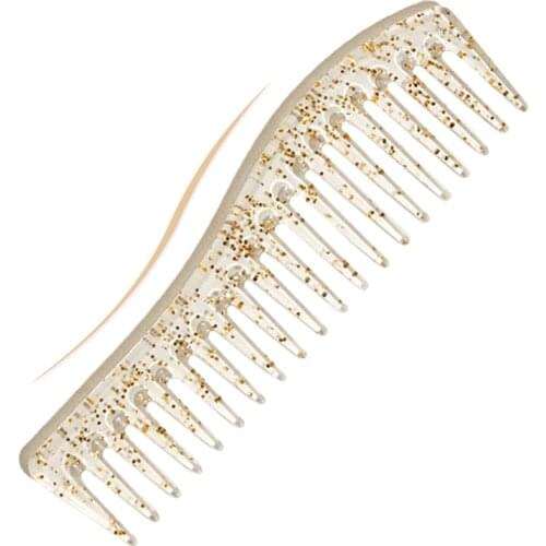 Creative Hairdressing Wide Tooth Hair Combs Scalp Massage Hair Brush Salon Barber Women Girls Hair Styling Haircut Tool Beauty