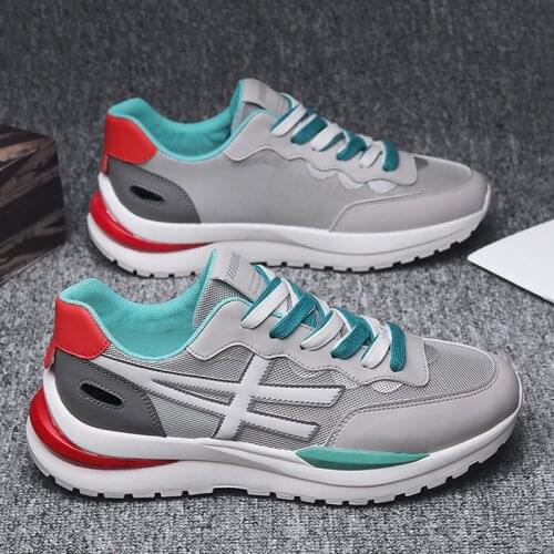 Mens Shoes Leisure Sports Board Shoes Color Before Lace-up Sports Low Top Mens Shoes Fashion Round Head Sneakers Red Bottom