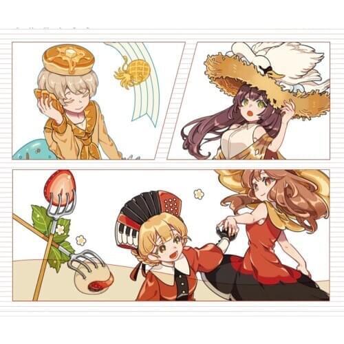 Lovey Fairy Girl Washi Masking Tapes for Card Making Bullet Journal DIY Scrapbooking Label Stickers