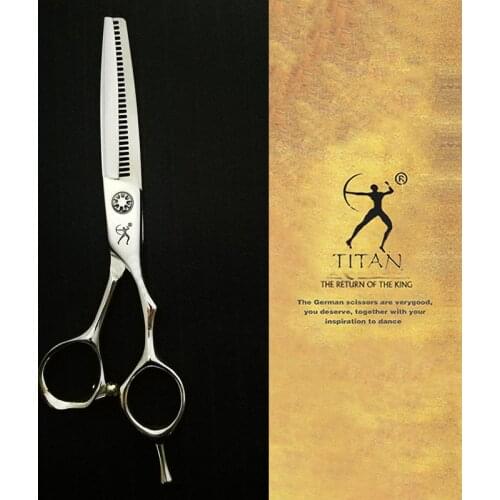 Titan hairdressing scissors barber tools for hair professional thinning shears vg10 steel 6.0 inch