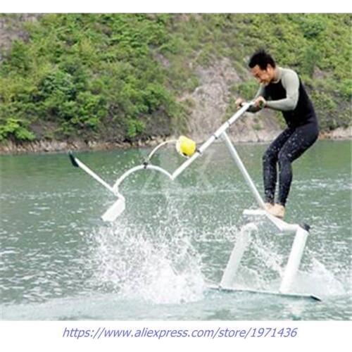 Very Exciting Amusement Park Waterpark Equipment Ride On Bike Water Bird Bicycle