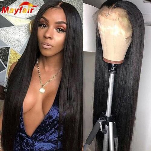 28 Inch Lace Front Wig 13x4 Lacefront Frontal Bone Straight Human Hair Mongolian 4x4 Closure Wigs Pre Plucked for Black Women