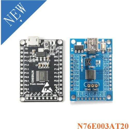 N76E003AT20 Microcontroller Development Board N76E003 51 C51 Expansion Board 8051 Core System Board Single Chip Microcomputer