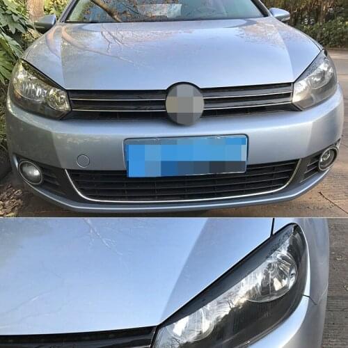 Suitable for Volkswagen Golf 6 Height 6 Golf 6 Headlight Lamp Eyebrow Modification Decorative Sticker